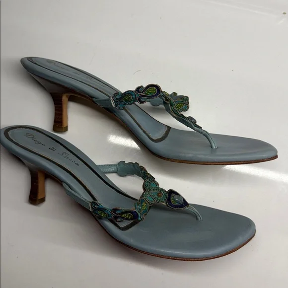 Diego di Lucca Beaded Women's Sandals - Picture 4 of 5